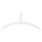 Ekena Millwork Archdale Architectural Grade PVC Gable Bracket, 72"W x 30"H x 2"D x 4"F, 10/12 Pitch GBP072X30X0204ARC00 - alternate 4